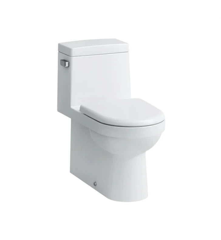 Laufen Pro 8.2395.3.000.251.1 28 1/8" Dual Flush Floor Mount One-Piece Toilet Elongated Water Closet Bowl in White