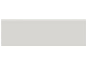Anatolia Tile 2 X 6 Soho Halo Grey Glossy Glazed Ceramic Wall Bullnose 4002-0158-0 Halo Grey 2x6 Bullnose - premium natural stone mosaic tile from Anatolia Tile, available at PoshHaus showroom in Keene, NH