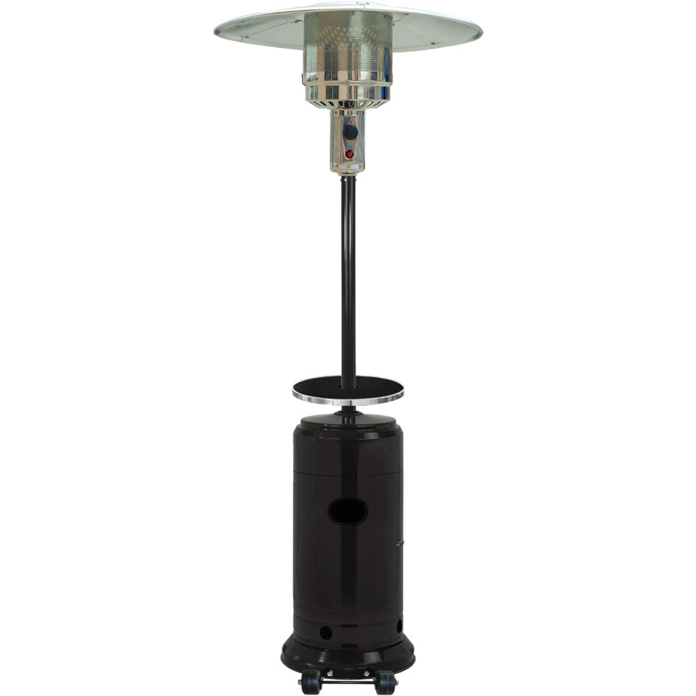 Hanover HAN004BLKL Steel Umbrella patio heater, 7' tall, propane, 48,000 BTU