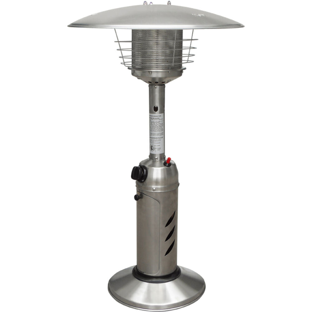 Hanover HAN0203SS Mini Umbrella Portable Table Top Patio Heater w/regulator for 1lb tank