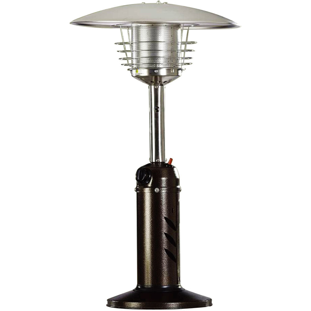 Hanover HANHT0204HB Mini Umbrella Portable Table Top Patio Heater w/regulator for 1lb tank