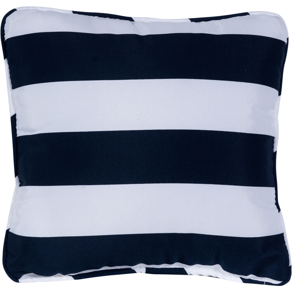 Hanover HANTPSTRP-NVY Hanover Toss Pillow Stripe Pattern