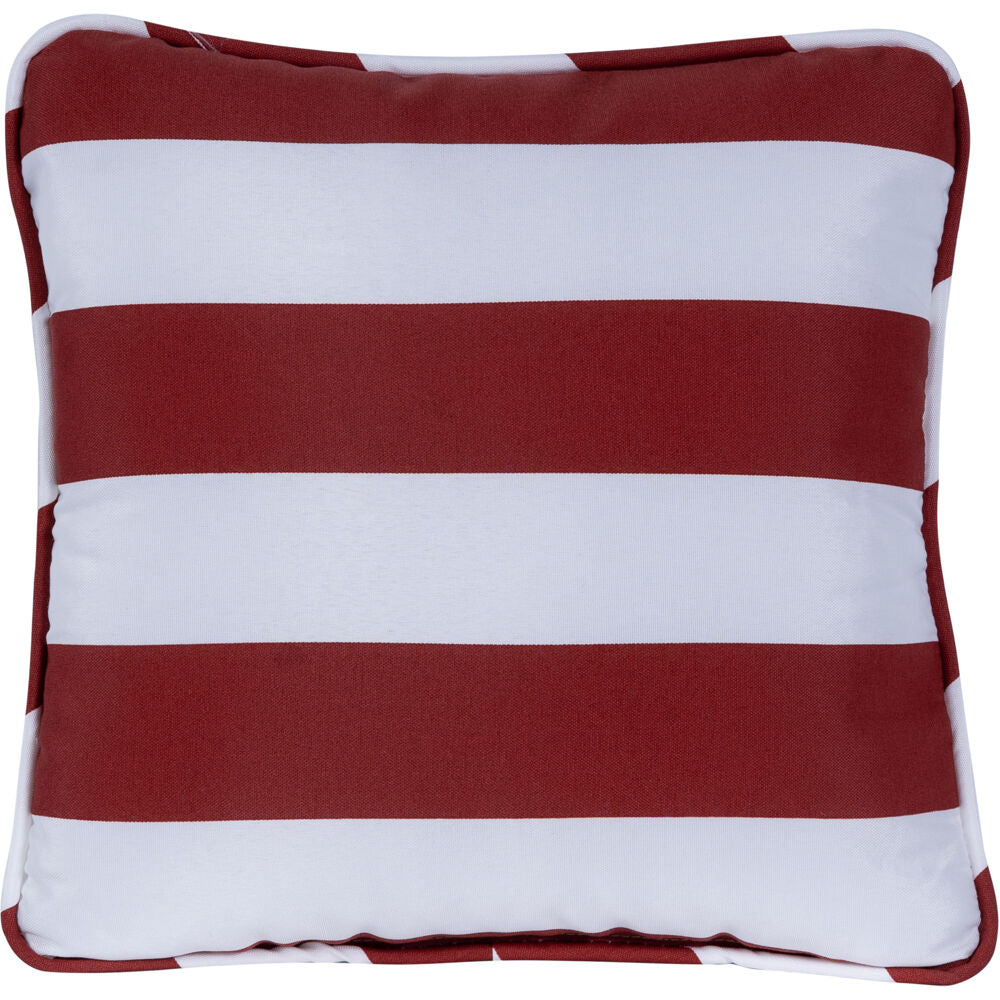 Hanover HANTPSTRP-RED Hanover Toss Pillow Stripe Pattern