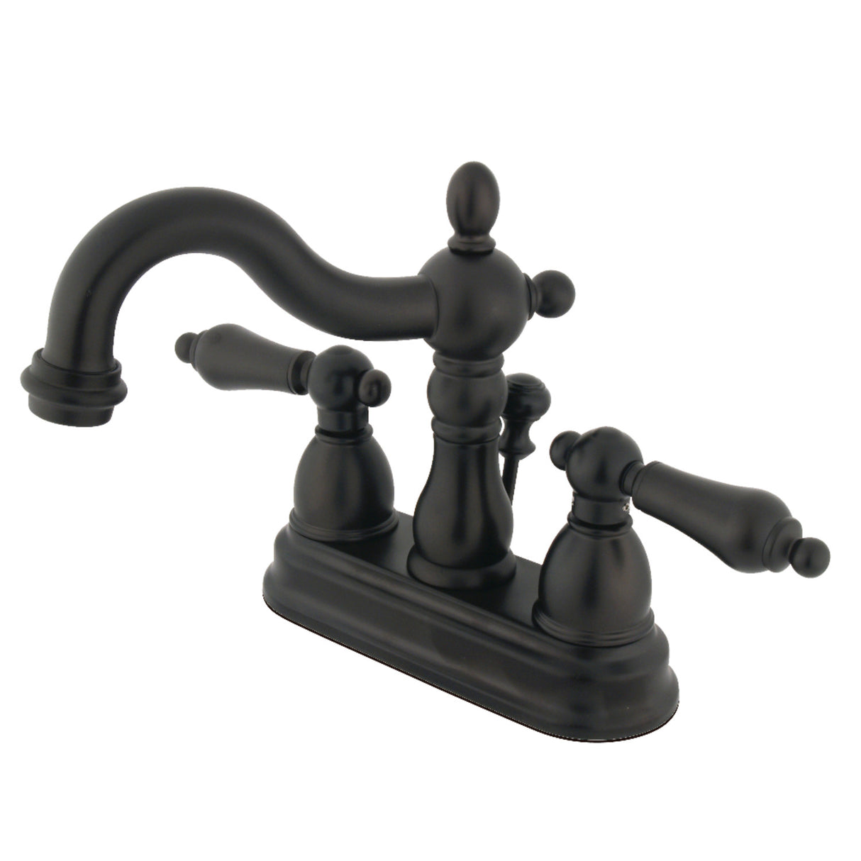 Kingston Brass KB1605ALB 4 in. Centerset Bathroom Faucet, Oil Rubbed Bronze