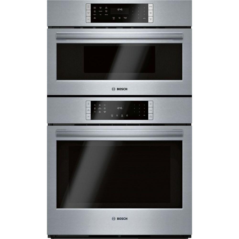 Bosch HBL8753UC 800 S 30"Combo Upper:Speed Oven Lower:EU Conv TouchCntrl HomeConnect