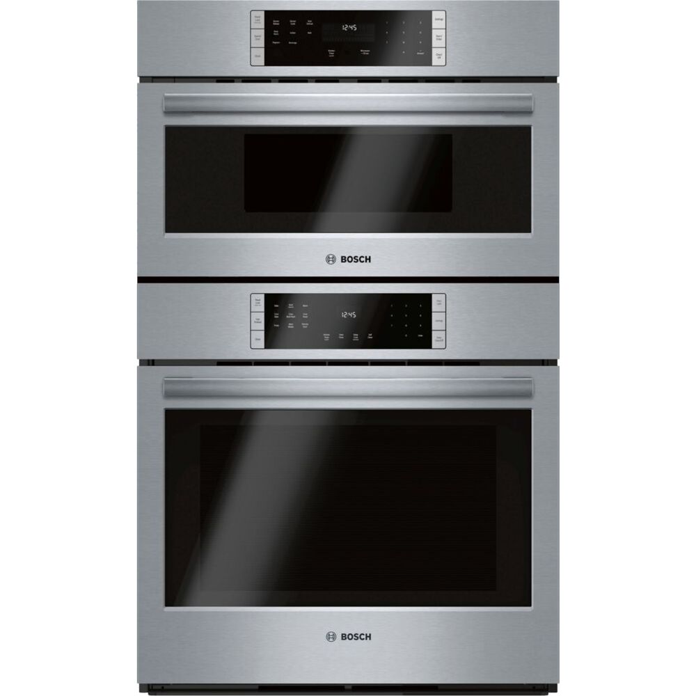 Bosch HBL87M53UC 800 S 30"Combo Upper:Speed Oven Lower:EU Conv TouchCntrl HomeConnect