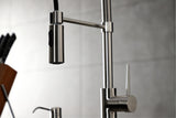 Gourmetier LS8778NYL New York Single-Handle Pre-Rinse Kitchen Faucet, Brushed Nickel