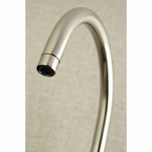 Kingston Brass Concord 8-Inch Centerset Wall Mount Kitchen Faucet, Brushed Nickel