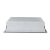 ALFI brand 16" x 16" White Matte Stainless Steel Square Single Shelf Bath Shower Niche