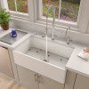 Polished Chrome Commercial Spring Kitchen Faucet