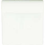 Atlas Homewares Round Rail Knob 1 1/8 Inch High White Gloss