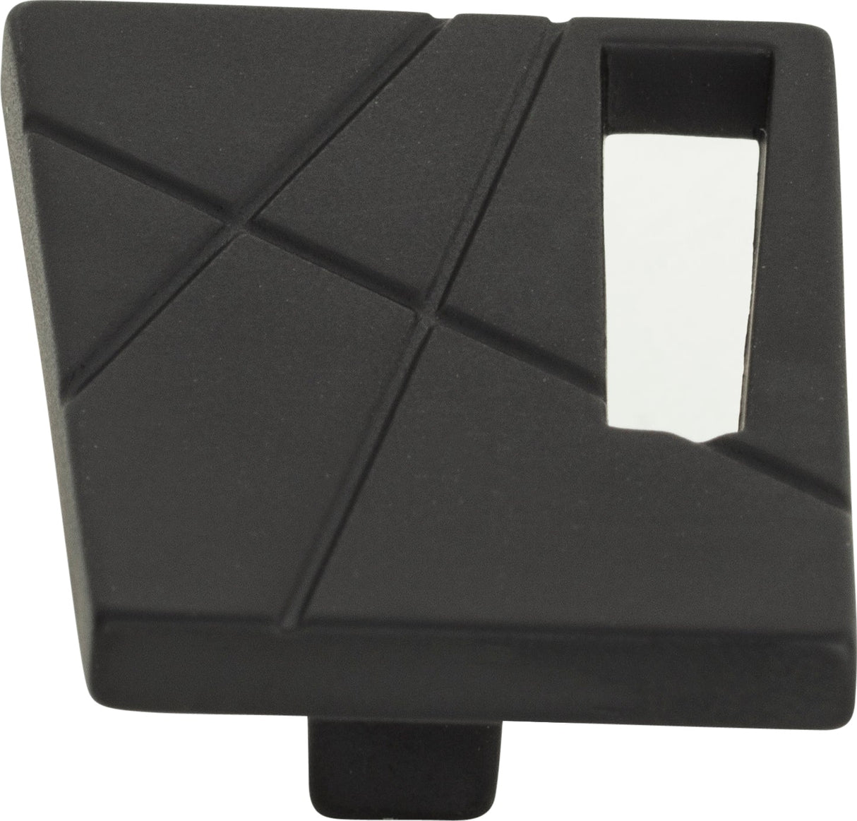 Atlas Homewares Modernist Left Knob 1 3/4 Inch Matte Black