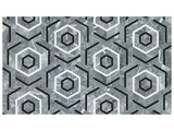 Anatolia Tile Utopio Hexo Monochromo Honed W/ Polished Accents Natural Stone Waterjet Mosaic 5001-0391-0 Hexo Monochromo - premium natural stone mosaic tile from Anatolia Tile, available at PoshHaus showroom in Keene, NH