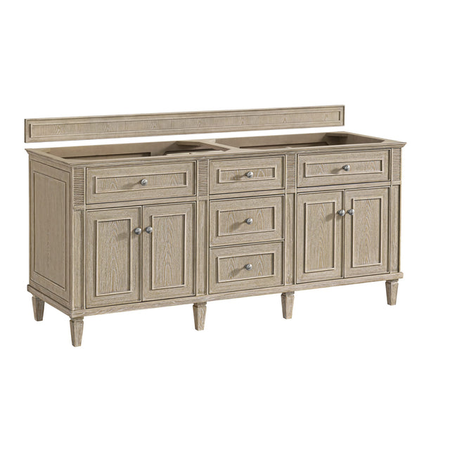 Lorelai 72" Double Vanity, Whitewashed Oak