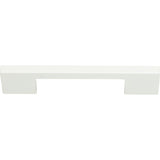 Atlas Homewares Thin Square Pull 5 1/16 Inch (c-c) High White Gloss