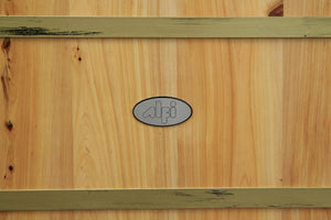 ALFI brand AB1136 61" Free Standing Cedar Wooden Bathtub with Chrome Tub Filler