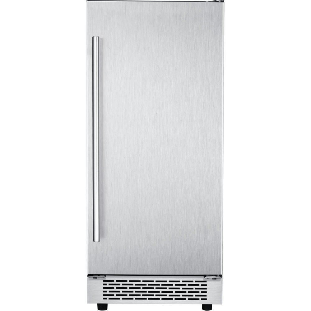 Hanover HIM60701-5SS The Vault Undercounter Ice Maker, 32 lbs/day, Touch Control, Pump