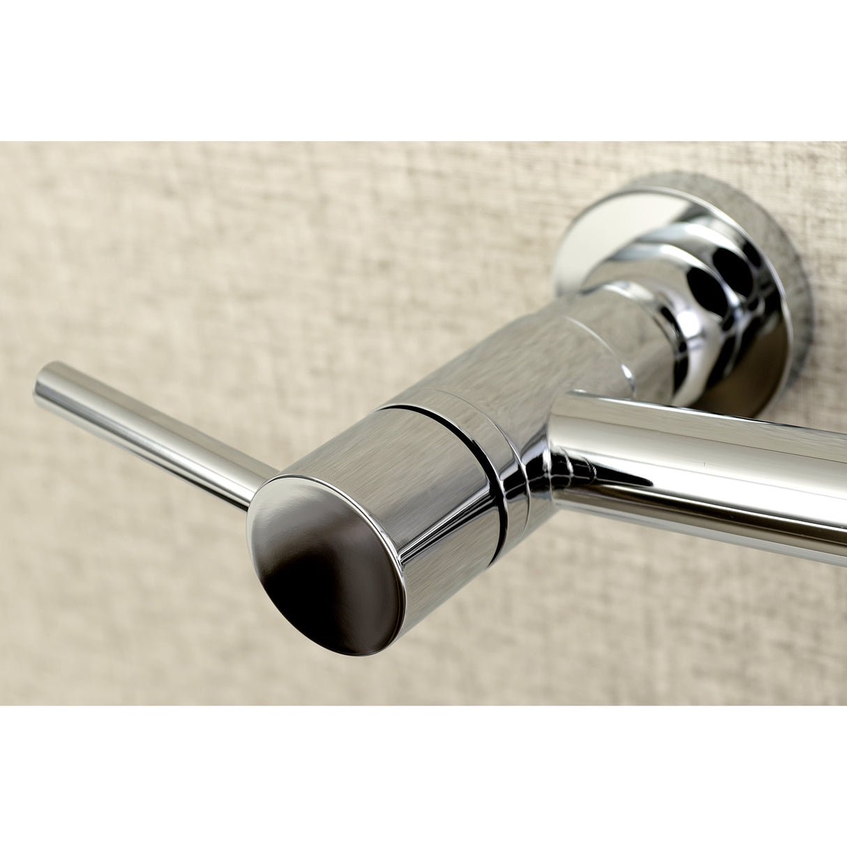 Gourmetier GS8181DL Concord 2-Handle Wall Mount Pull-Down Kitchen Faucet, Polished Chrome