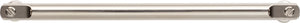 Atlas Homewares Everitt Pull 7 9/16 Inch (c-c) Polished Nickel