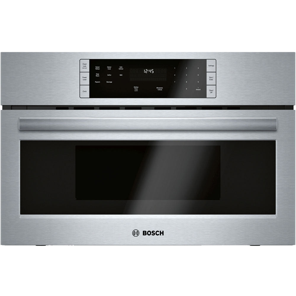 Bosch HMB50152UC S500 30" Microwave, Drop Down Door, 950W (No Trim Kit Required)