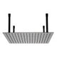 Matte Black Stainless Steel 20" Square Ultra-Thin Rain Shower Head