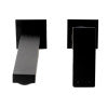 Black Matte Single Lever Wallmount Bathroom Faucet