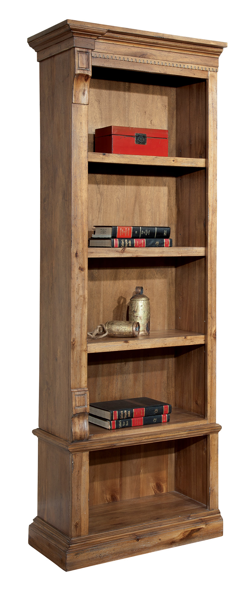 Hekman 79306 Wellington Hall Office 27.5in. x 15.5in. x 80in. Executive Left Bookcase