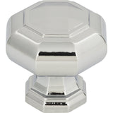 Atlas Homewares Elizabeth Knob 1 1/4 inch Polished Chrome