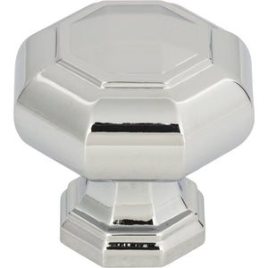 Atlas Homewares Elizabeth Knob 1 1/4 inch Polished Chrome