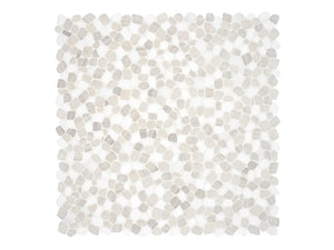 Cabana Horizon Blend Pebble Tumbled Marble Mosaic - 1 Sheet = Sqft