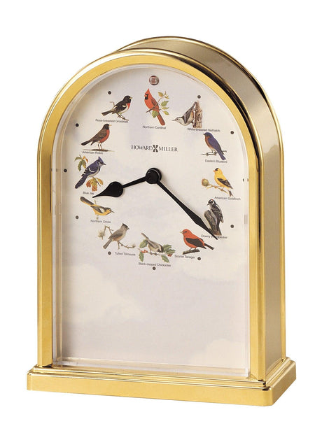 Howard Miller Song Birds Of North America III Tabletop Clock 645405