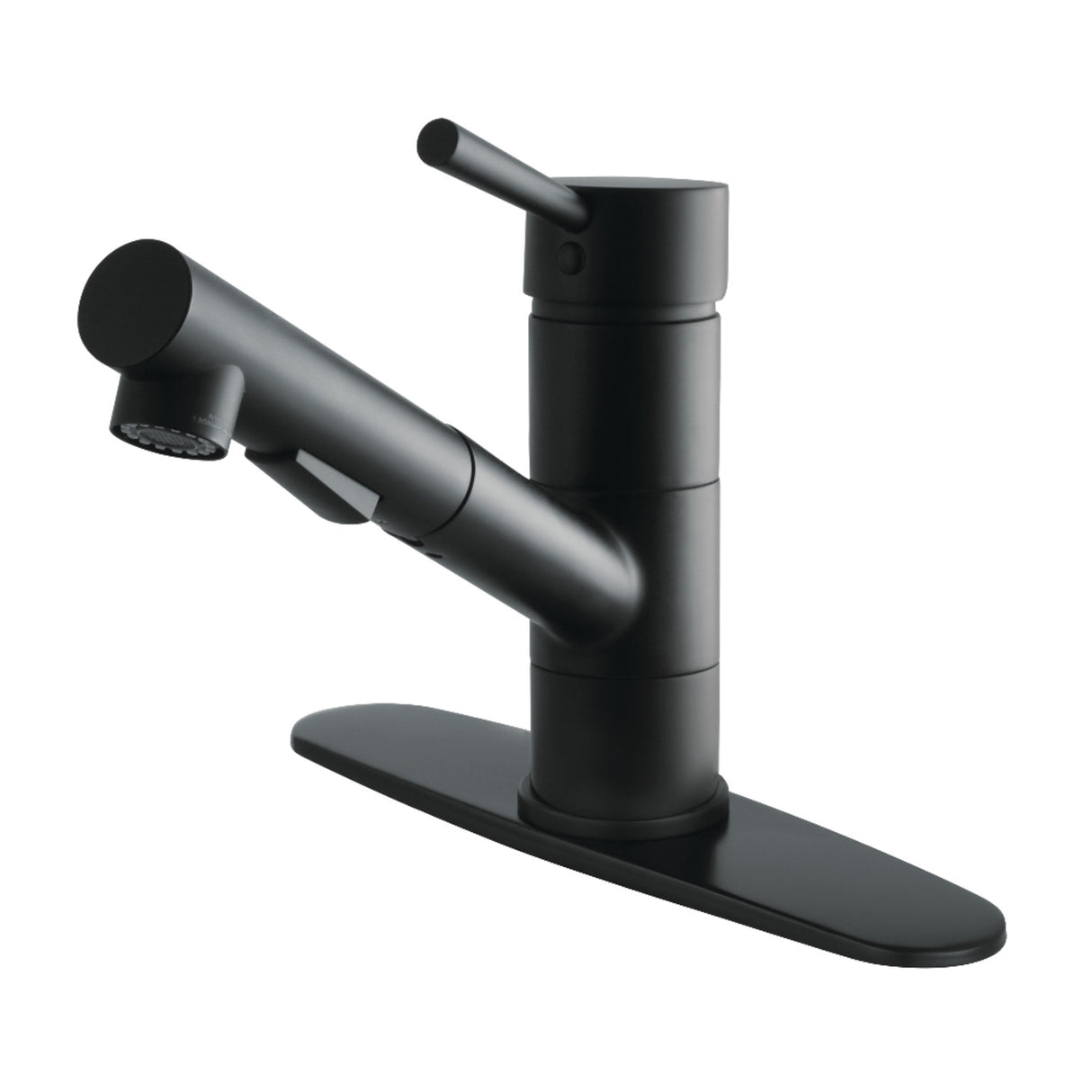 Gourmetier LS8400DL Concord Single-Handle Pull-Out Kitchen Faucet, Matte Black