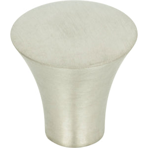 Atlas Homewares Fluted Knob 7/8 Inch Stainless Steel