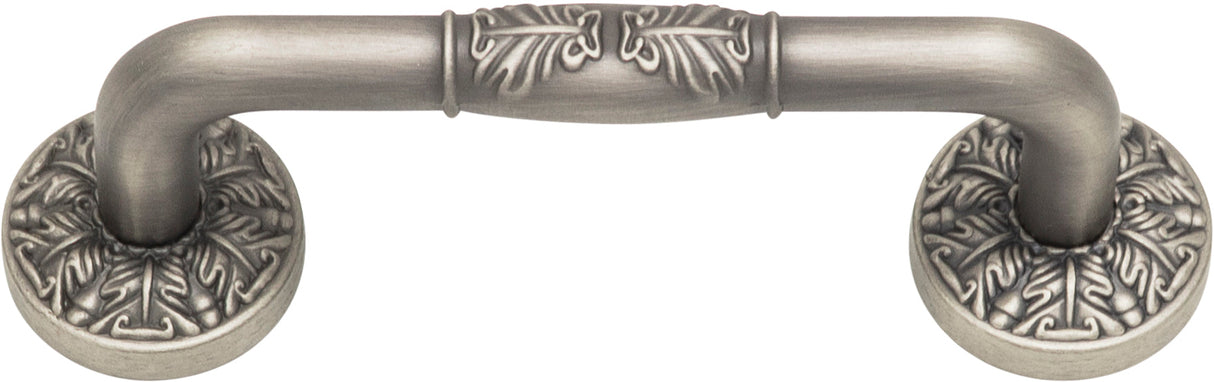 Atlas Homewares Hammered Medallion Pull 3 Inch (c-c) Pewter