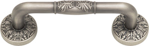 Atlas Homewares Hammered Medallion Pull 3 Inch (c-c) Pewter