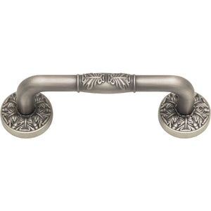 Atlas Homewares Hammered Medallion Pull 3 Inch (c-c) Pewter