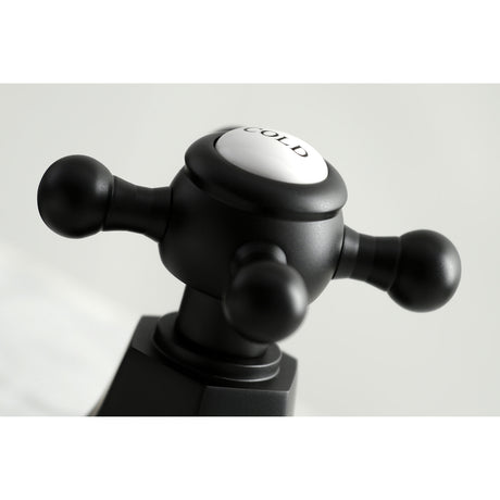 Kingston Brass KS4460BX 8 in. Widespread Bathroom Faucet, Matte Black