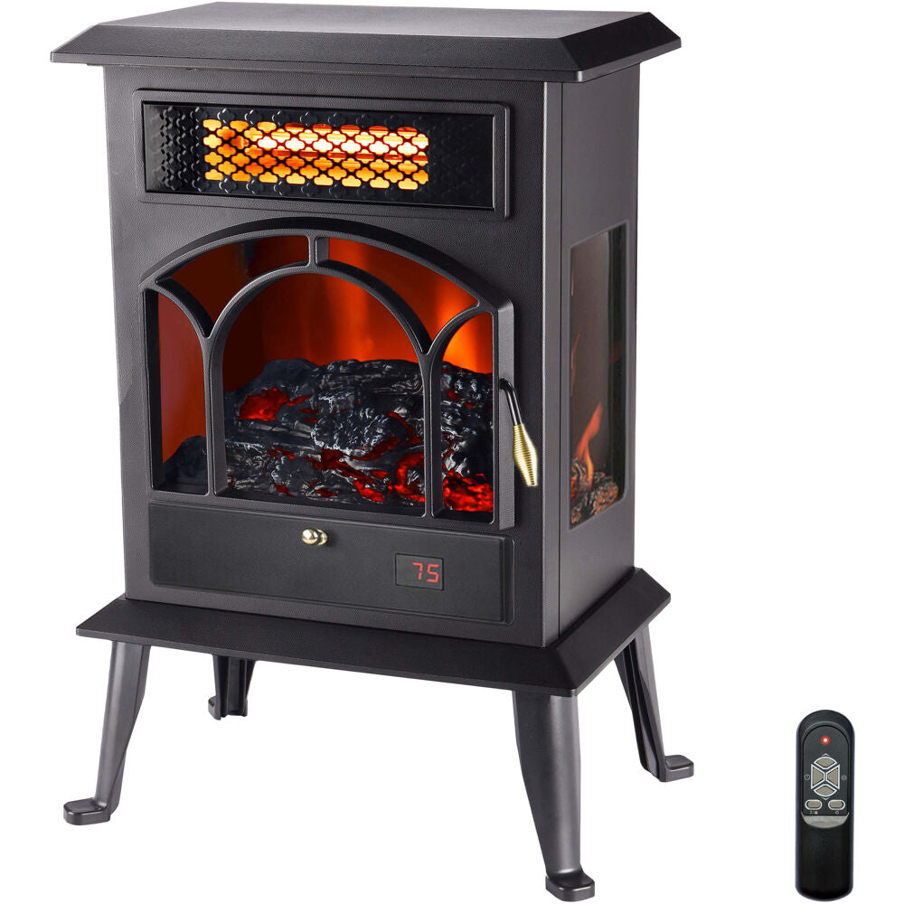 LifeSmart HT1289 3 Sided Infrared Top Vent Stove Heater