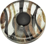 Atlas Homewares Milky Way Glass Round Knob 1 1/2 Inch Aged Bronze