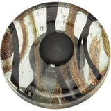 Atlas Homewares Milky Way Glass Round Knob 1 1/2 Inch Aged Bronze