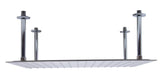 ALFI brand RAIN24S-BSS 24" Square Brushed Solid Stainless Steel Ultra Thin Rain Shower Head