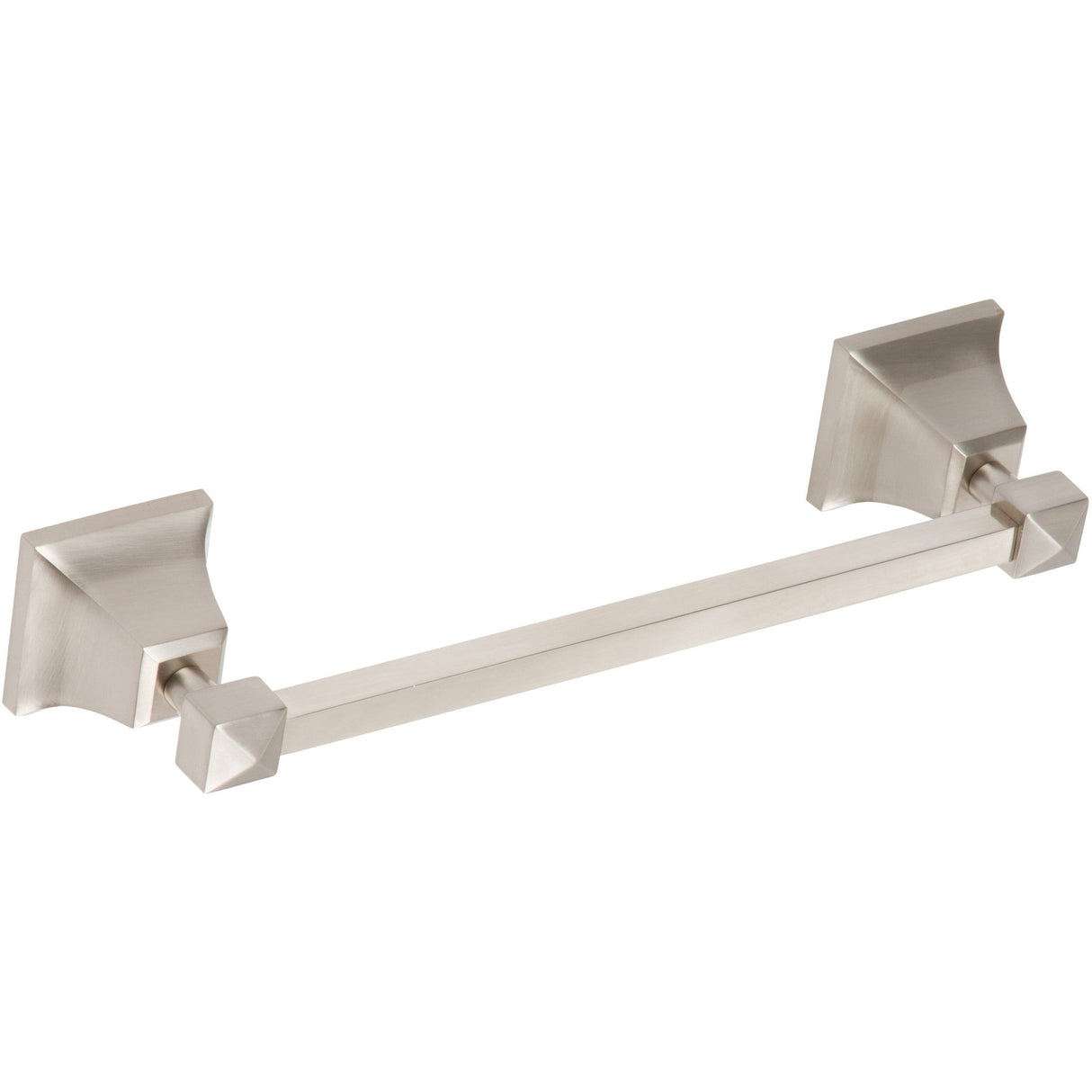 Atlas Homewares Gratitude Bath Towel Bar 12 Inch Single Brushed Nickel