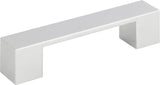 Atlas Homewares Wide Square Pull 3 3/4 Inch (c-c) Polished Chrome