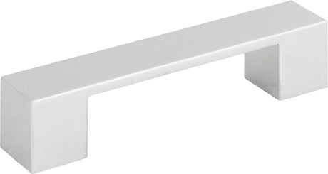 Atlas Homewares Wide Square Pull 3 3/4 Inch (c-c) Polished Chrome