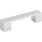 Atlas Homewares Wide Square Pull 3 3/4 Inch (c-c) Polished Chrome