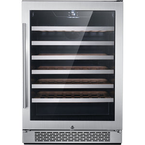 Hanover HWC60301-1SSL Library Series 24" 54-Bottle Wine Cooler, Touch, Single Zone, Locking