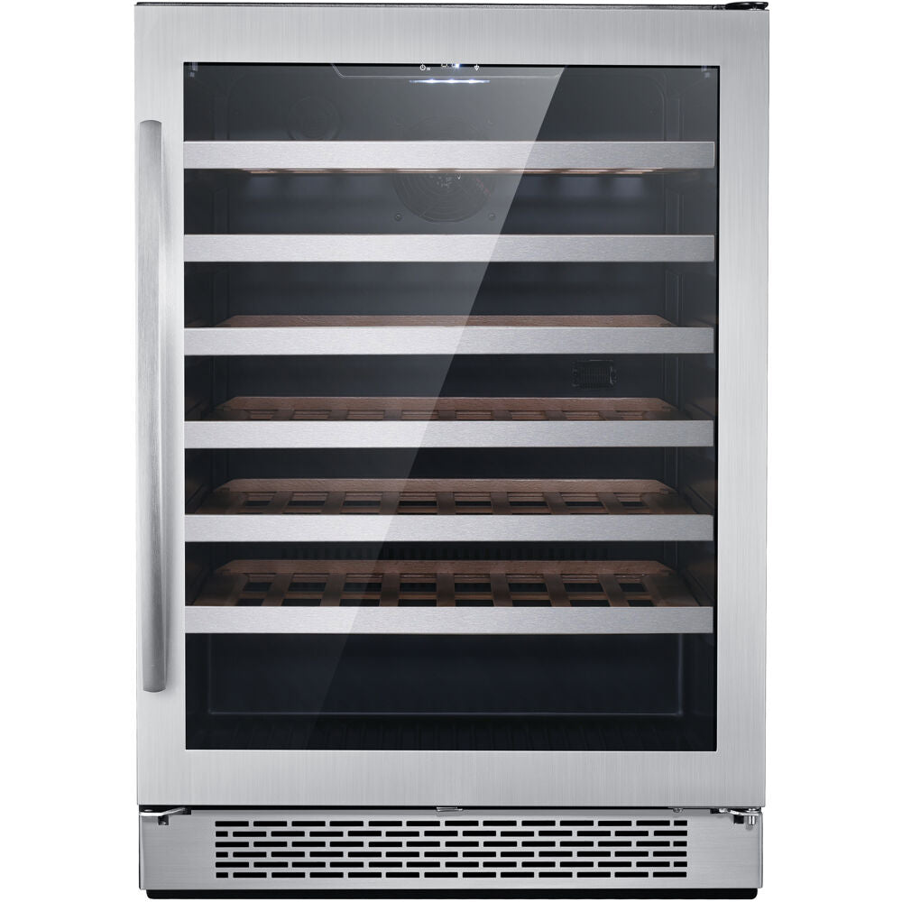 Hanover HWC60301-3SS Grandeur 24" 54-Bottle Wine Cooler, Touch, Single Zone, Reversible