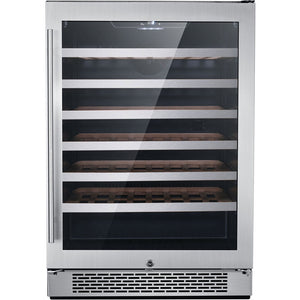 Hanover HWC60301-4SSL Studio Series 24" 54-Bottle Wine Cooler, Touch, Single Zone, Locking