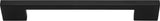 Atlas Homewares Thin Square Pull 7 9/16 Inch (c-c) Matte Black
