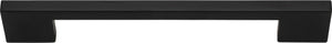 Atlas Homewares Thin Square Pull 7 9/16 Inch (c-c) Matte Black